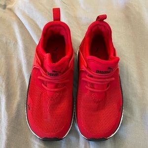 Toddler size 9c Puma sneakers.